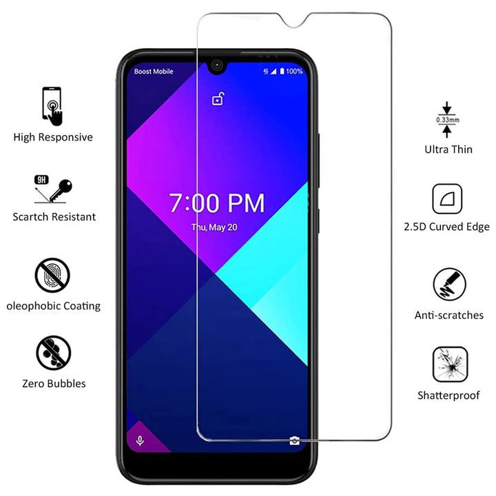 Wiko Ride 3 Tempered Glass Screen Protector 9H Ultra-Clear 2.5D Round Edge Image 1