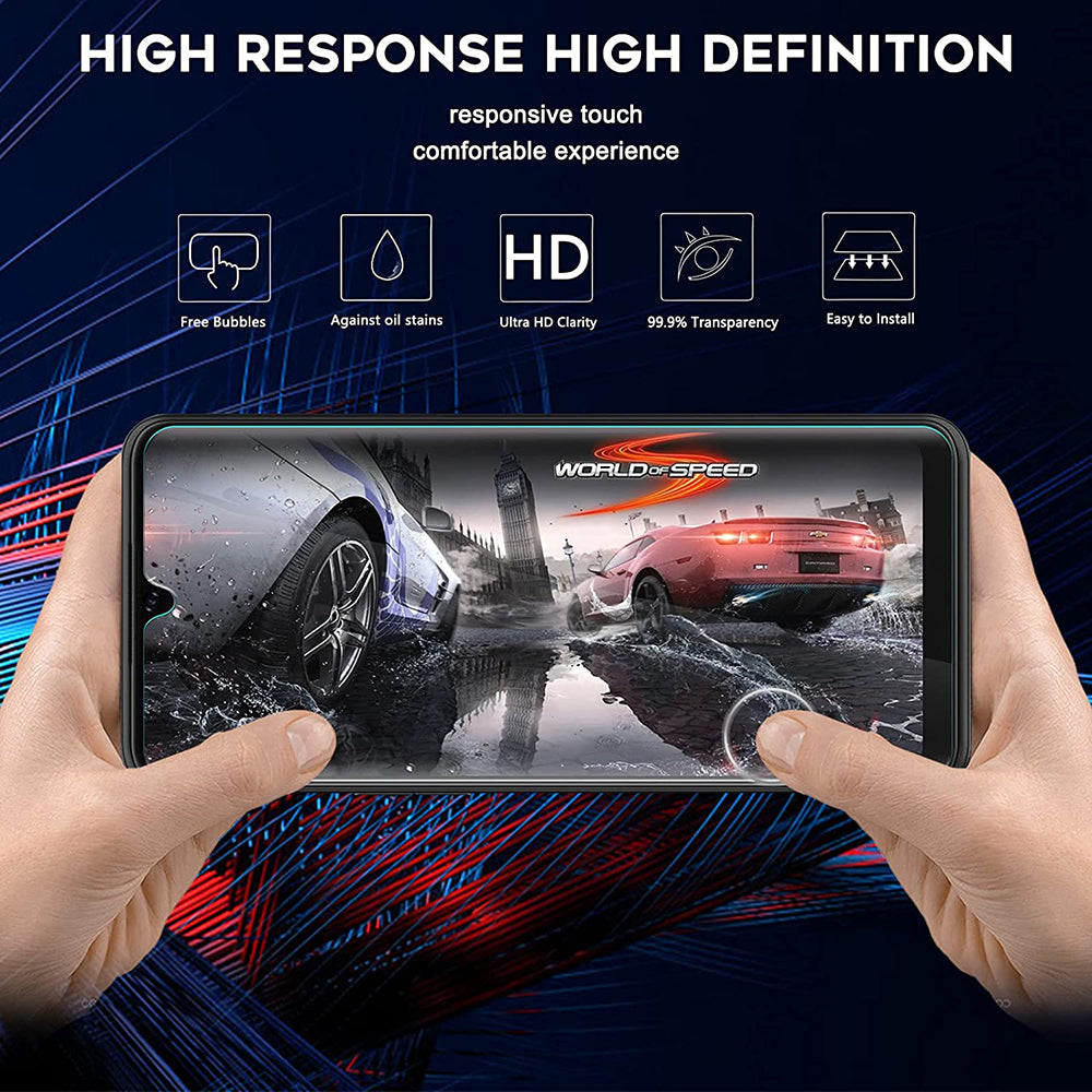 T-Mobile Revvl V Plus 5G Tempered Glass Screen Protector 9H Ultra-Clear 2.5D Image 4