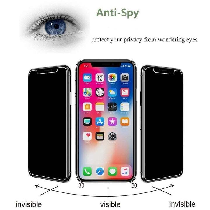 For Apple iPhone 11 Privacy Screen Protector Anti-Spy Tempered Glass Film 3D Full Coverage Image 4