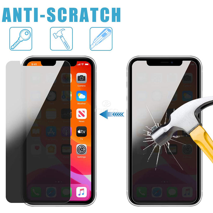 For Apple iPhone 12 Pro / iPhone 12 6.1 Privacy Screen Protector Anti-Spy Tempered Glass Film 3D Full Coverage Image 3