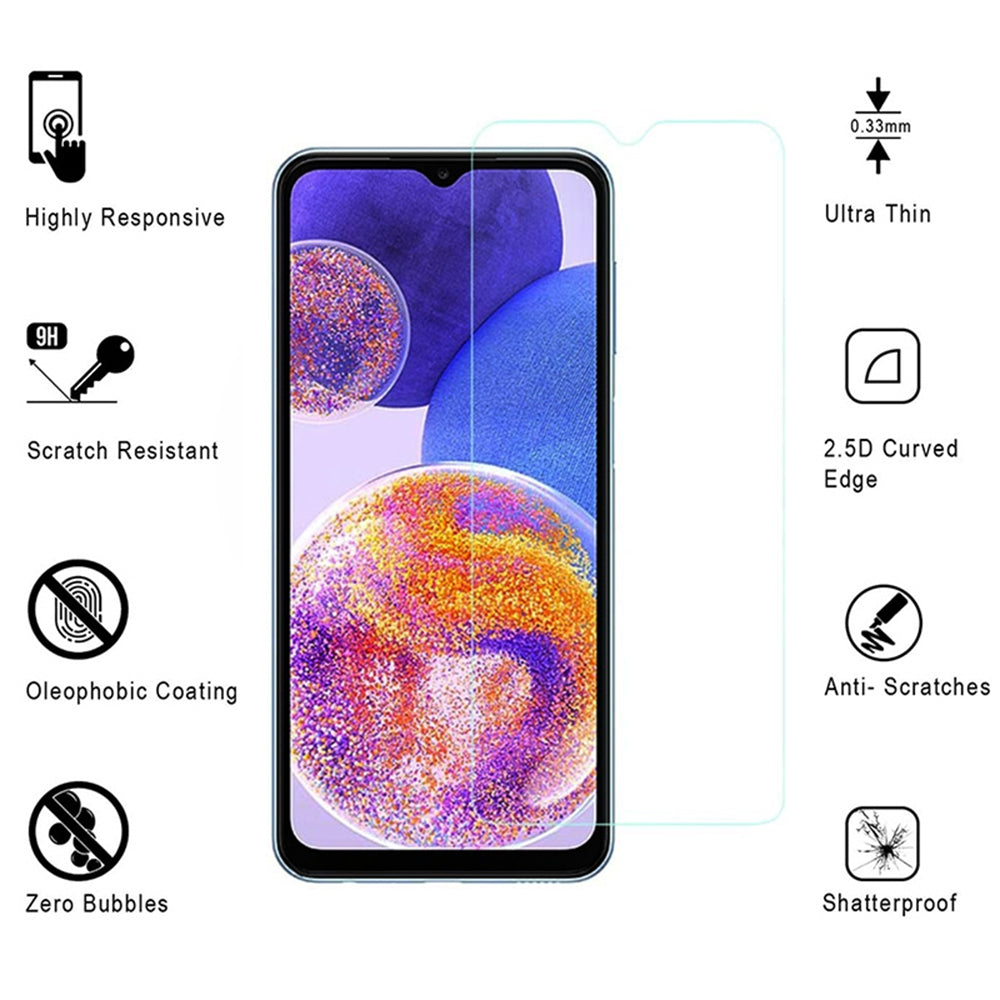 Samsung Galaxy A23 4G 9H Ultra-Clear 3D Touch Tempered Glass Screen Protector Image 1