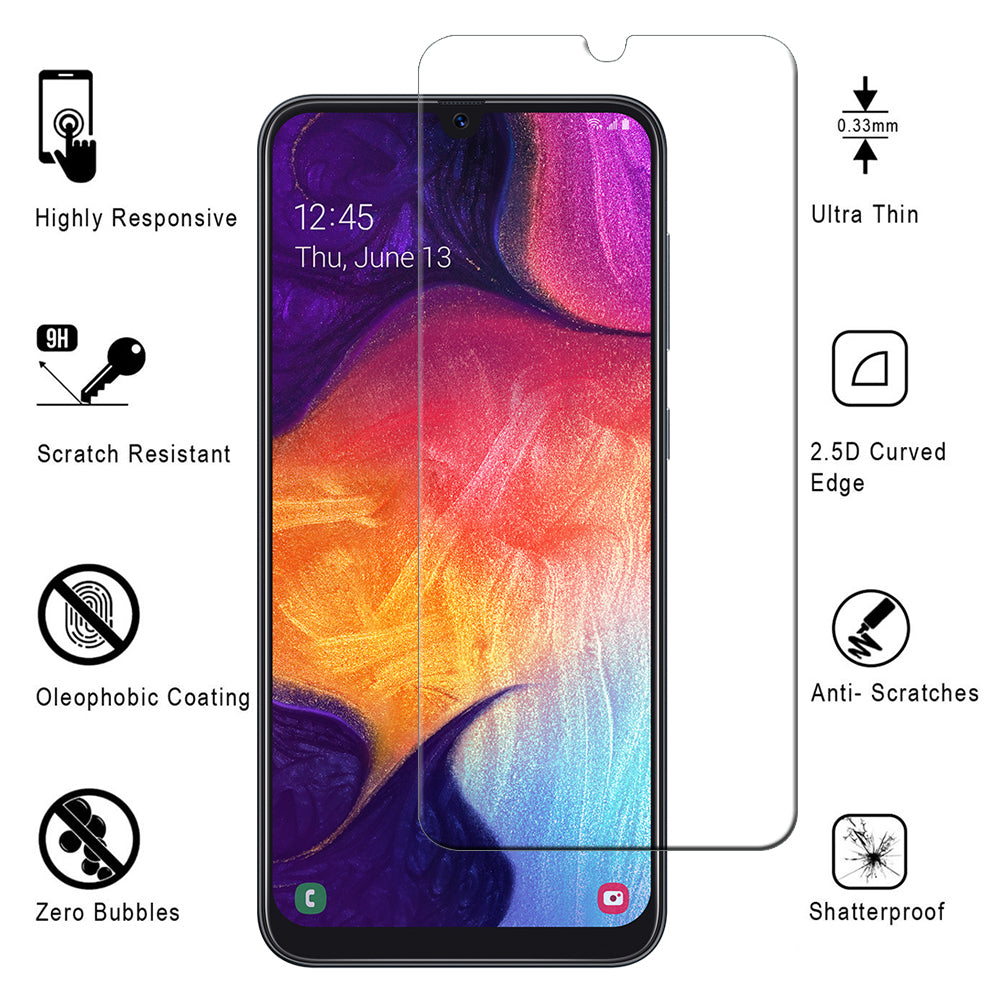 Samsung Galaxy A50 3D Touch Tempered Glass Screen Protector 9H Ultra Clear Image 1