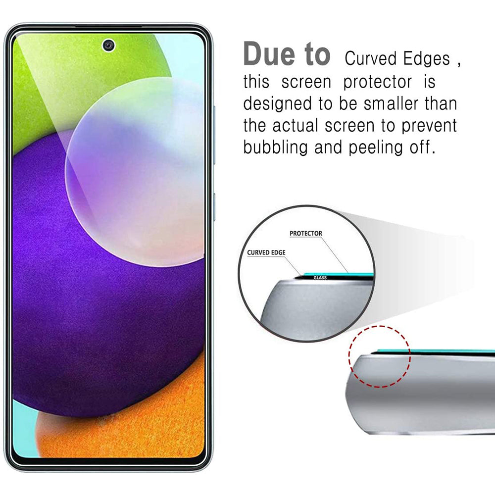 Samsung Galaxy A53 5G Tempered Glass Screen Protector 9H Ultra-Clear 2.5D Edge Image 3