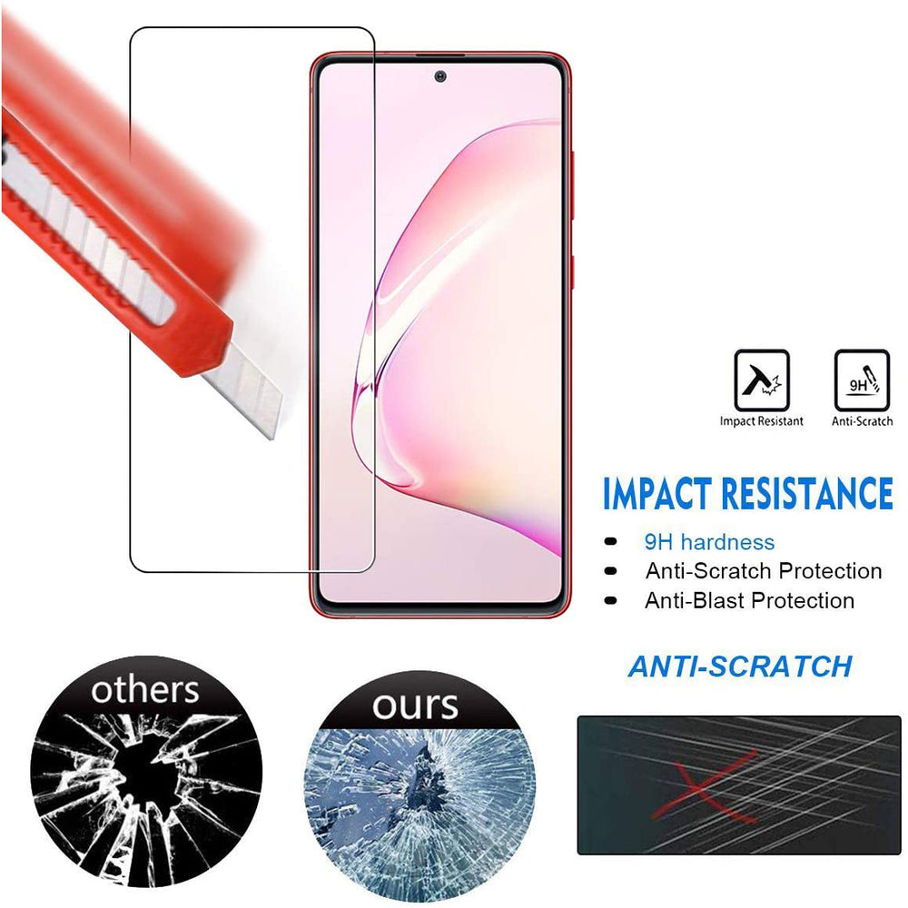 For Samsung Galaxy Note 10 Lite / A81 3D-Touch Layer 2.5D Round Edge 9H Ultra-Clear Tempered Glass Screen Protector Image 2