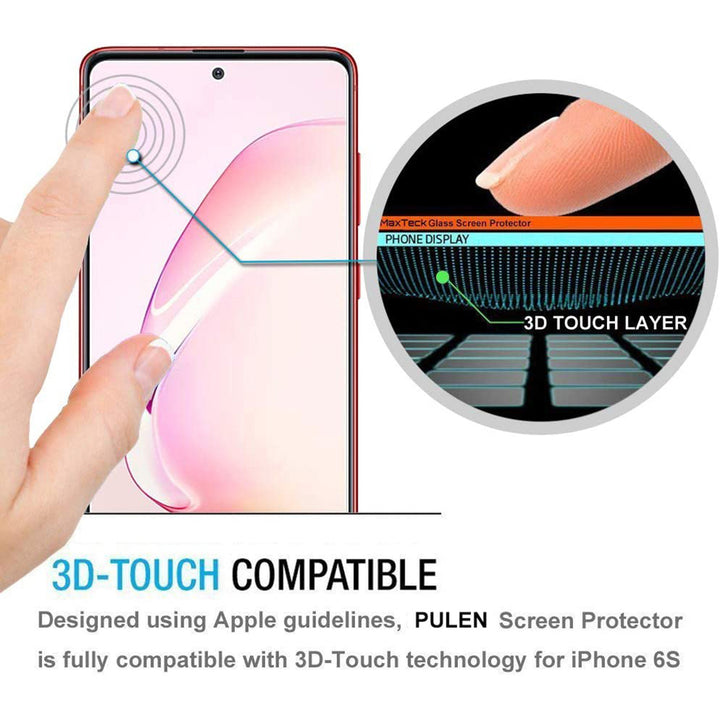 For Samsung Galaxy Note 10 Lite / A81 3D-Touch Layer 2.5D Round Edge 9H Ultra-Clear Tempered Glass Screen Protector Image 3
