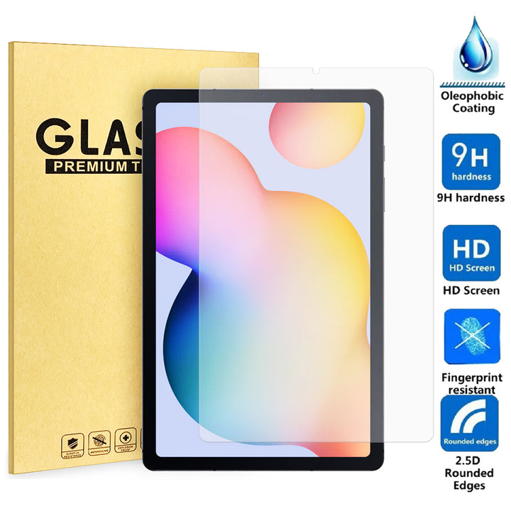 For Samsung Galaxy Tab S6 Lite 10.4 / SM-P610 / P615 3D-Touch Layer 2.5D Round Edge 9H Ultra-Clear Tempered Glass Screen Image 1