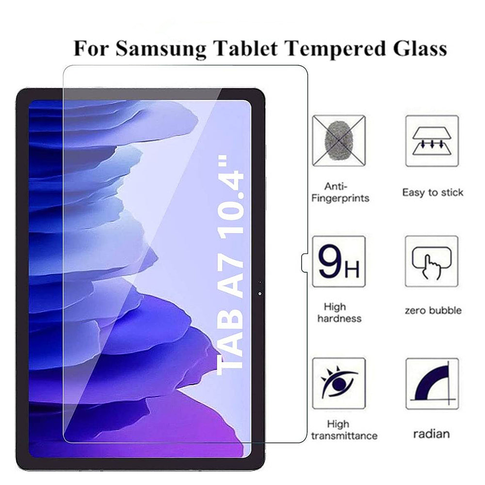 Samsung Galaxy Tab A7 10.4 Tempered Glass Screen Protector 9H Ultra Clear Image 4