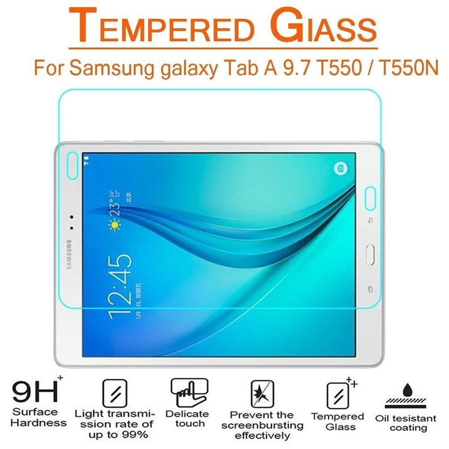 Samsung Galaxy Tab A 9.7 Tempered Glass Screen Protector 3D Touch 9H Clear Image 1