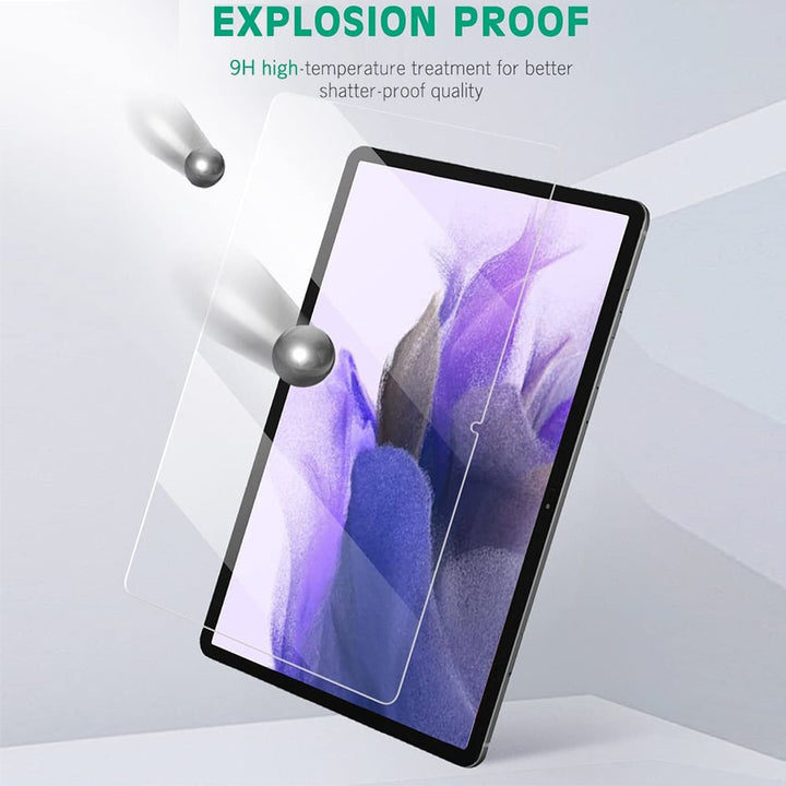 Samsung Galaxy Tab S7 FE 5G Tempered Glass Screen Protector 9H Ultra Clear Image 3