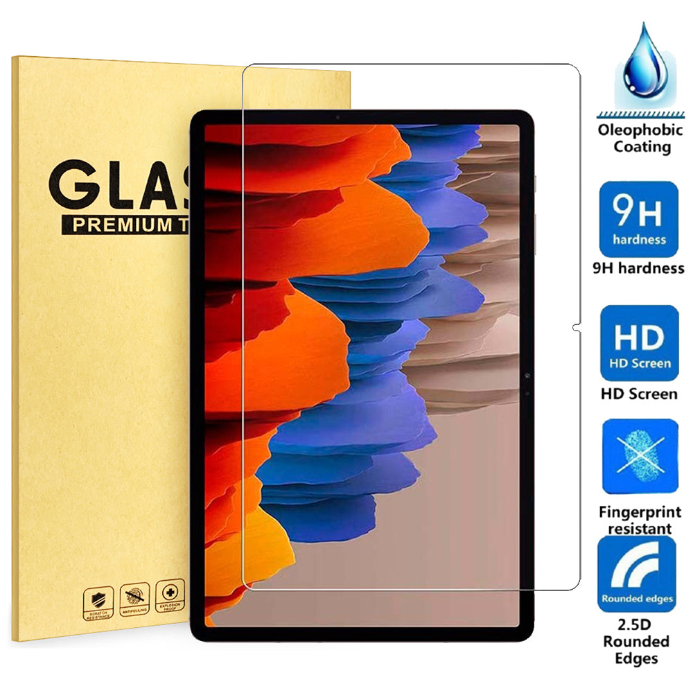 Samsung Galaxy Tab S8 S7 Screen Protector 9H Ultra-Clear Tempered Glass 2.5D Image 1