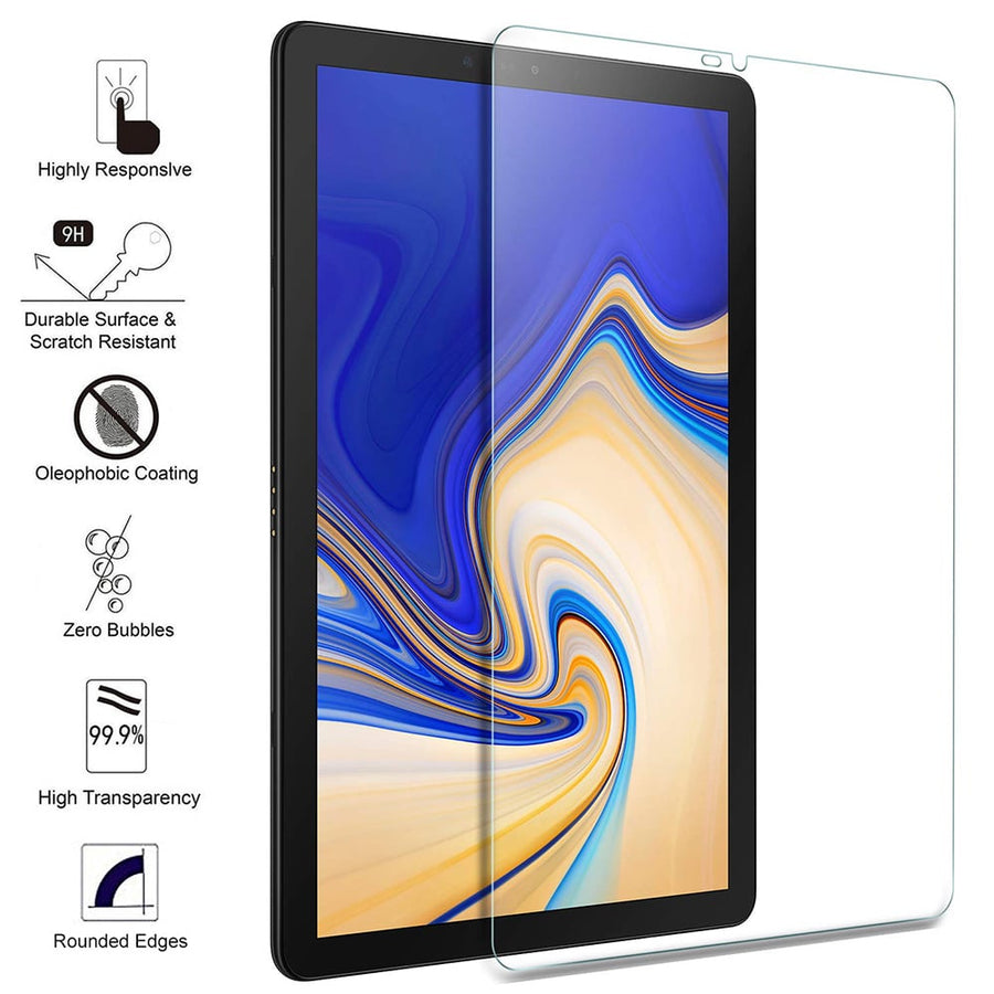 Samsung Galaxy Tab S4 10.5 Tempered Glass Screen Protector 9H Ultra-Clear Image 1