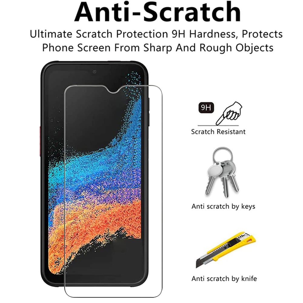 Samsung Galaxy XCover 6 Pro 9H Ultra-Clear Tempered Glass Screen Protector Image 4