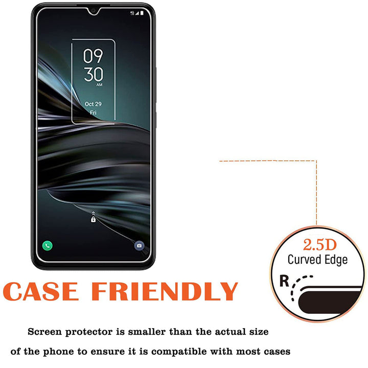 For TCL 30 XE 5G 3D-Touch Layer 2.5D Round Edge 9H Ultra-Clear Tempered Glass Screen Protector Image 3