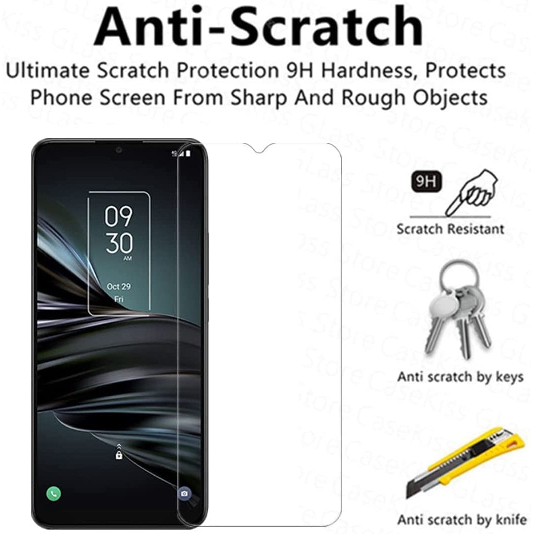 For TCL 30 XE 5G 3D-Touch Layer 2.5D Round Edge 9H Ultra-Clear Tempered Glass Screen Protector Image 4