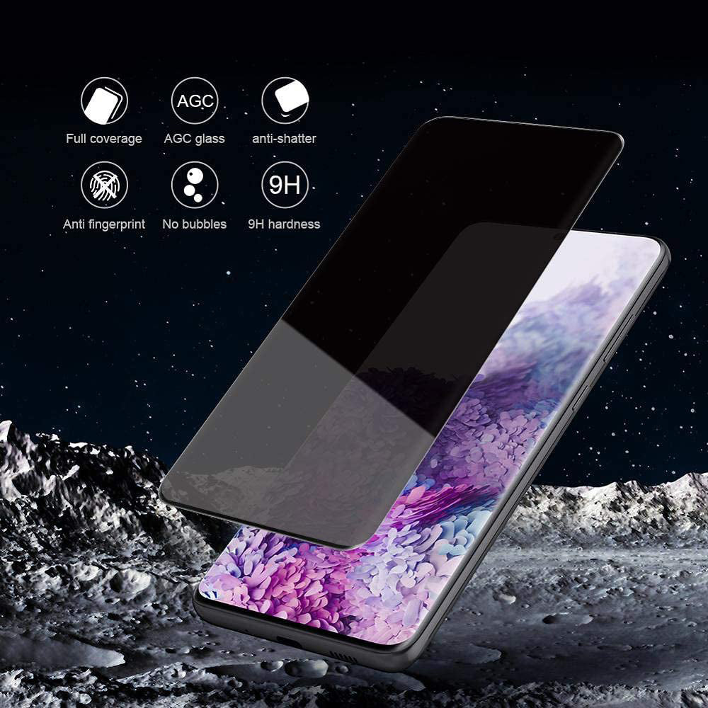 For Samsung Galaxy S20 Plus / SM-G986 Privacy Screen Protector Anti-Spy Tempered Glass Film 3D Full Coverage Image 4