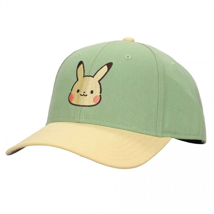 Pokemon Chibi Pikachu Embroidered Adjustable Cap Image 1