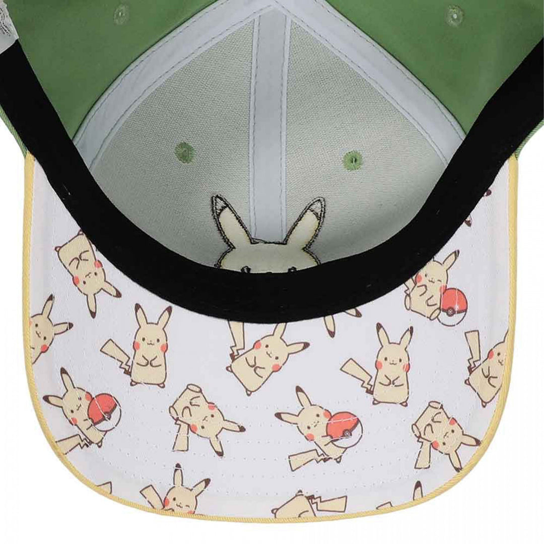 Pokemon Chibi Pikachu Embroidered Adjustable Cap Image 4