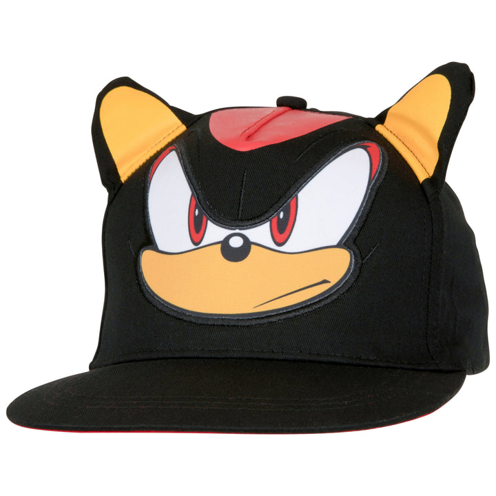 Sonic the Hedgehog Shadow Big Face Youth Hat with Ears Image 1