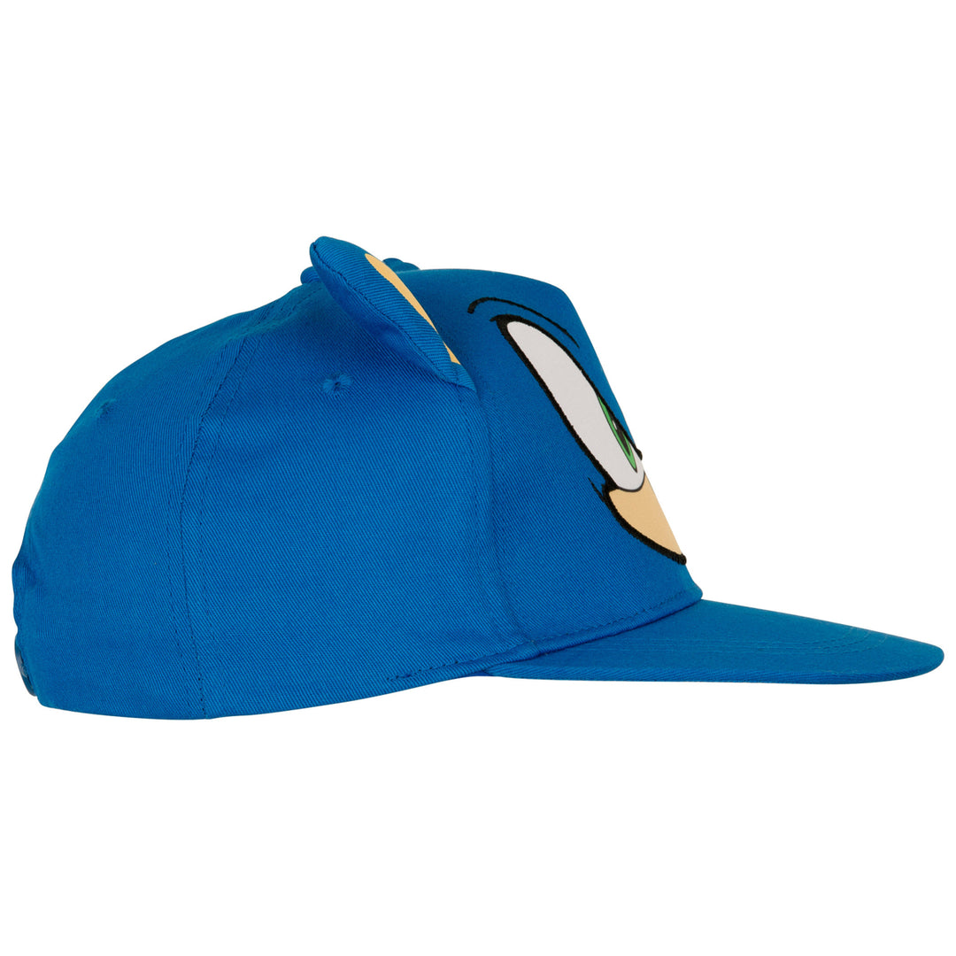 Sonic the Hedgehog Big Face Youth Hat with Ears Image 4