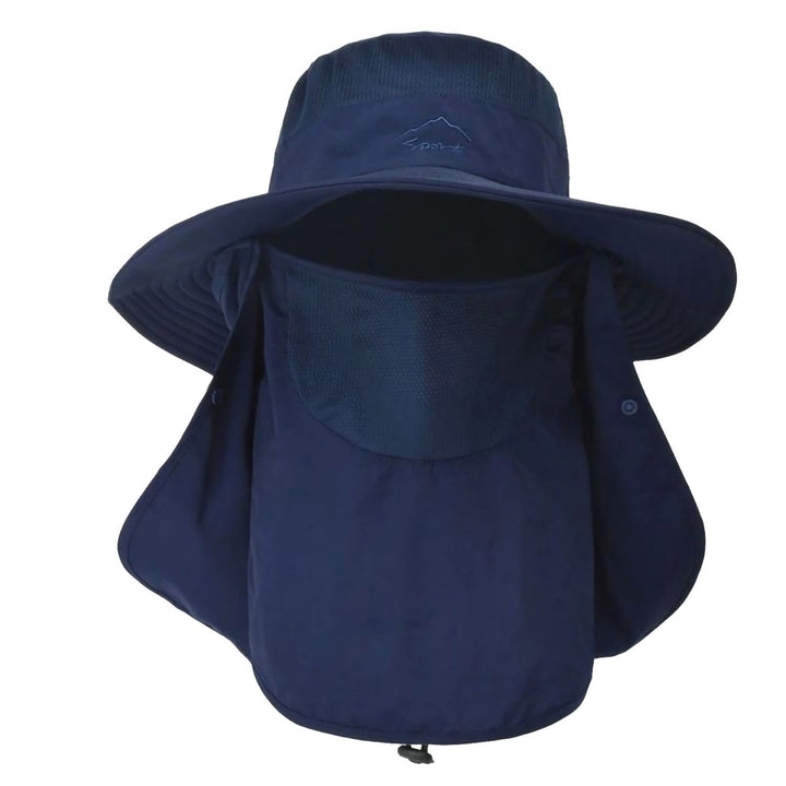 Fishing Bucket Hat Wide Brim Breathable Unisex Hat Sunlight-proof Removable Neck Face Fishing Cap For Fishing Hiking Image 3