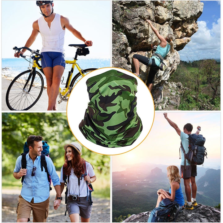 6Pcs Summer Neck Gaiter UV Sunscreen Protection Face Mask Scarf Breathable Cooling Shield Coverings For Cycling Hiking Image 4