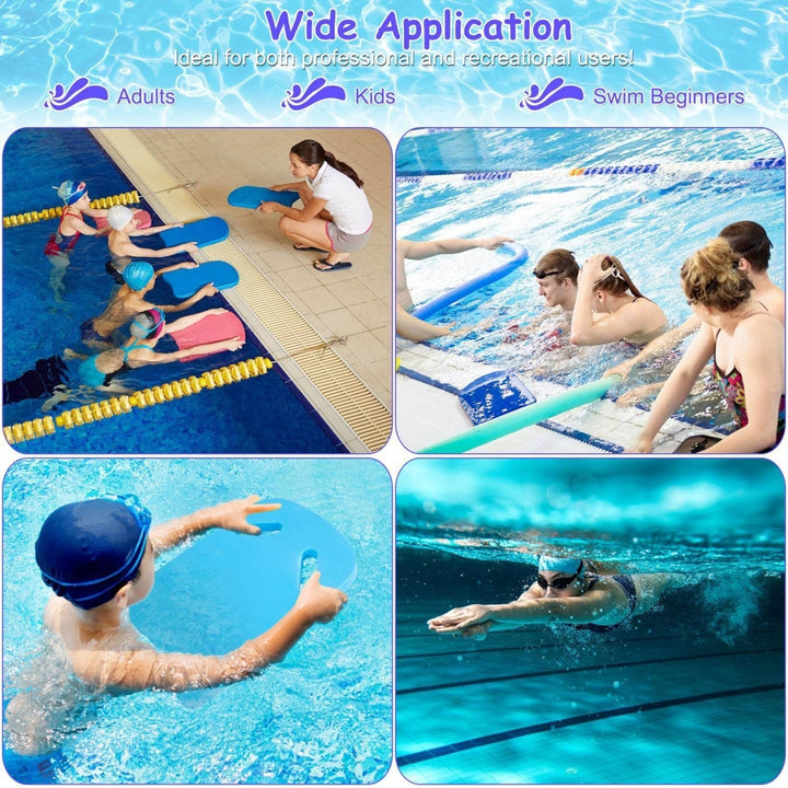 Swimming Kickboard EVA Foam Floating Swim Aid Kick Board U Design Water Training Board with Integrated Hole Handle for Image 6