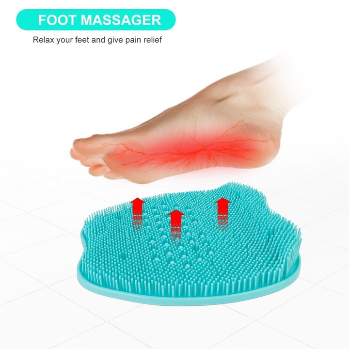 Shower Foot Scrubber Foot Massager Exfoliation Cleaner Mat Improve Foot Circulation Scrubber Foot Pain Relief Mat Image 9