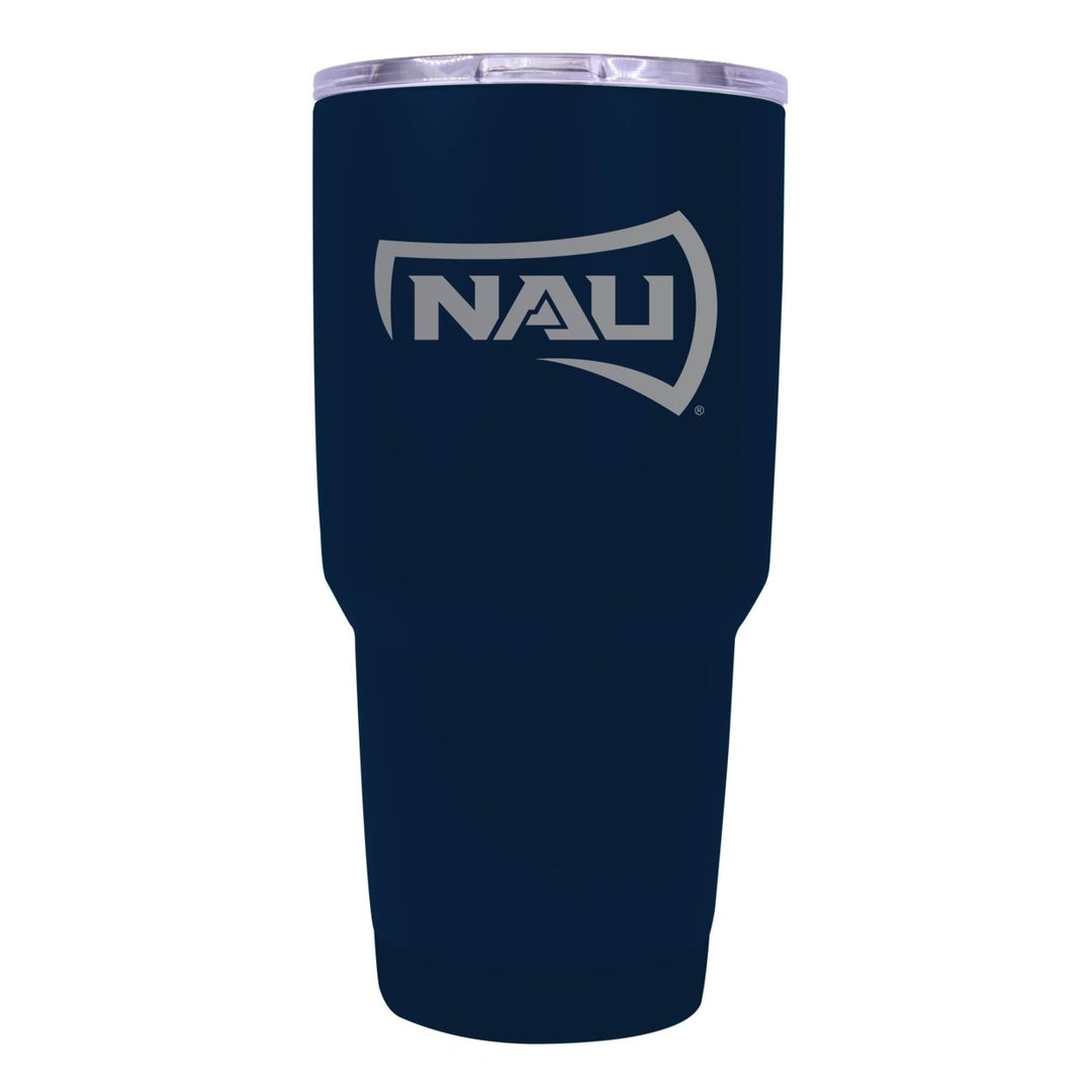 Northern Arizona University Premium Laser Engraved Tumbler - 24oz Stainless Steel Insulated Mug Choose Your Color. Image 3