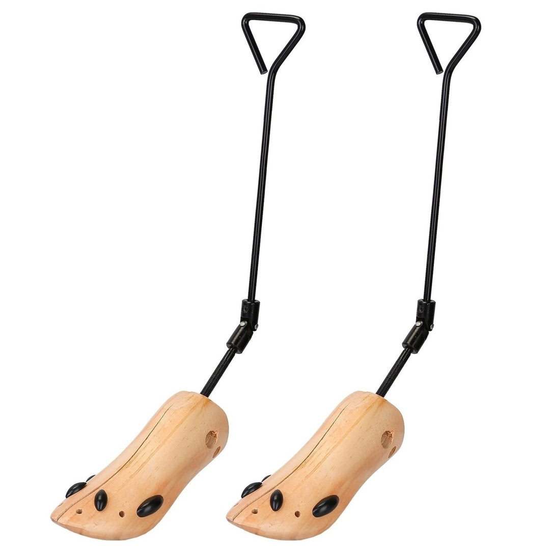 1 Pair Boot Stretcher Adjustable Width Shoe Shaper Wooden Boot Widener Expander for Men Image 3