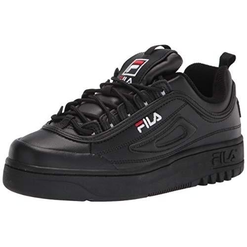 Fila Disruptor II FX-100 Lux Kids Sneakers Black Red Size Unisex-Child Image 4