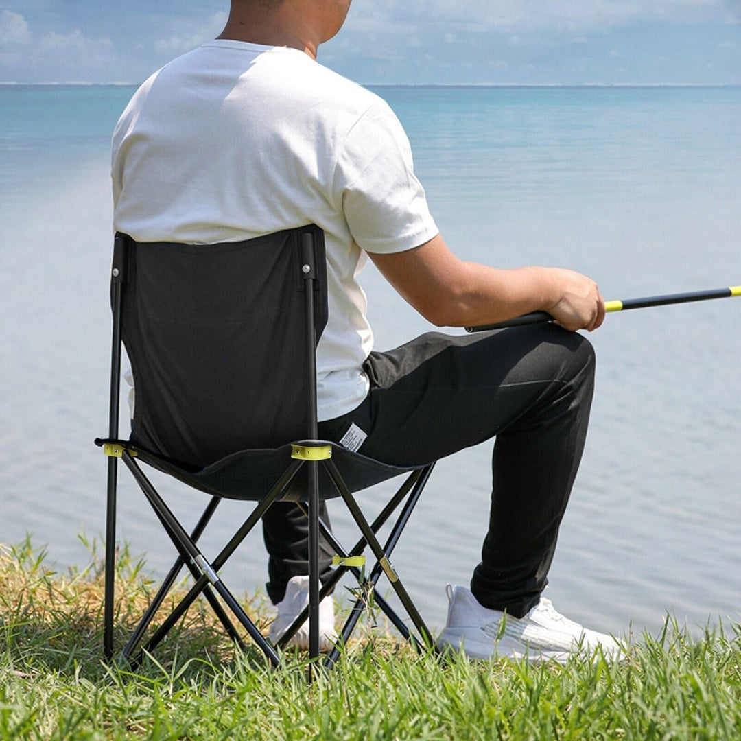 Camping Chair Heavy Duty 600D Portable Folding Chair Outdoor Fishing Hiking US Image 4