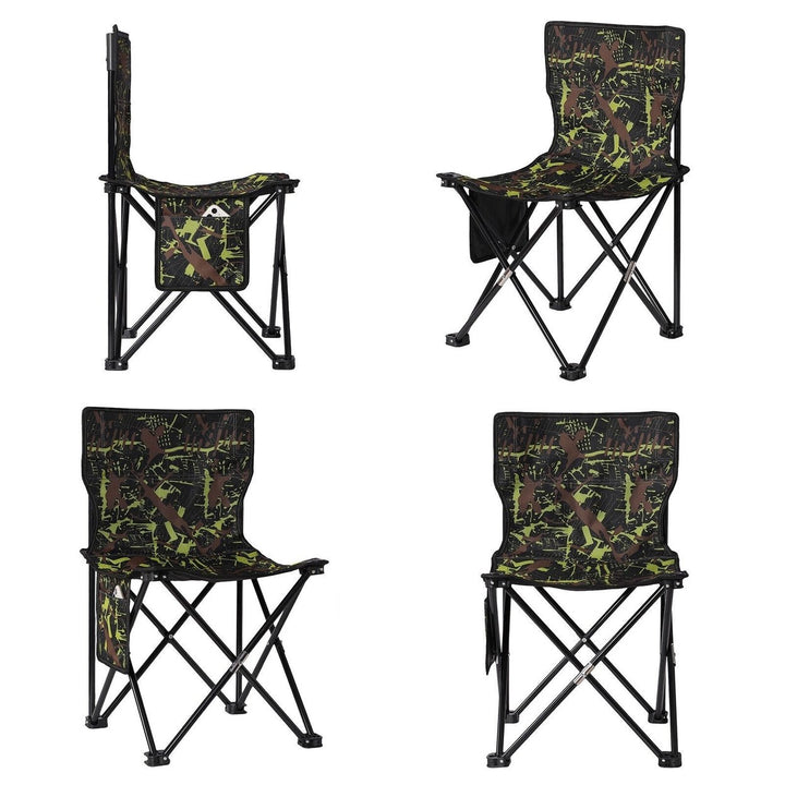 Camping Chair Heavy Duty 600D Portable Folding Chair Outdoor Fishing Hiking US Image 9