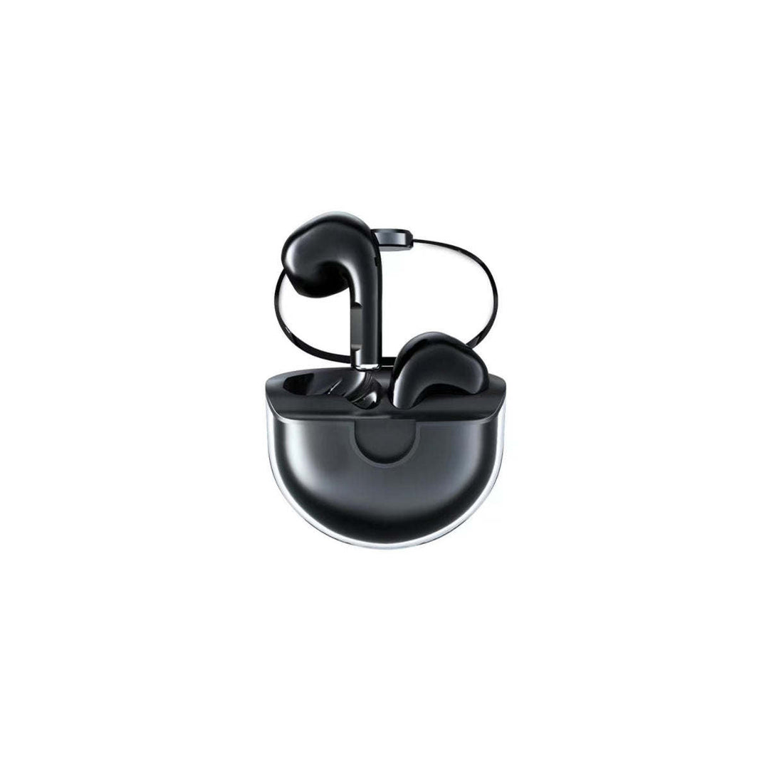 Clear Top Bluetooth Earphone With Charger Image 8