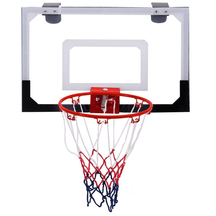 Over-The-Door Mini Basketball Hoop Includes Basketball and 2 Nets Image 10