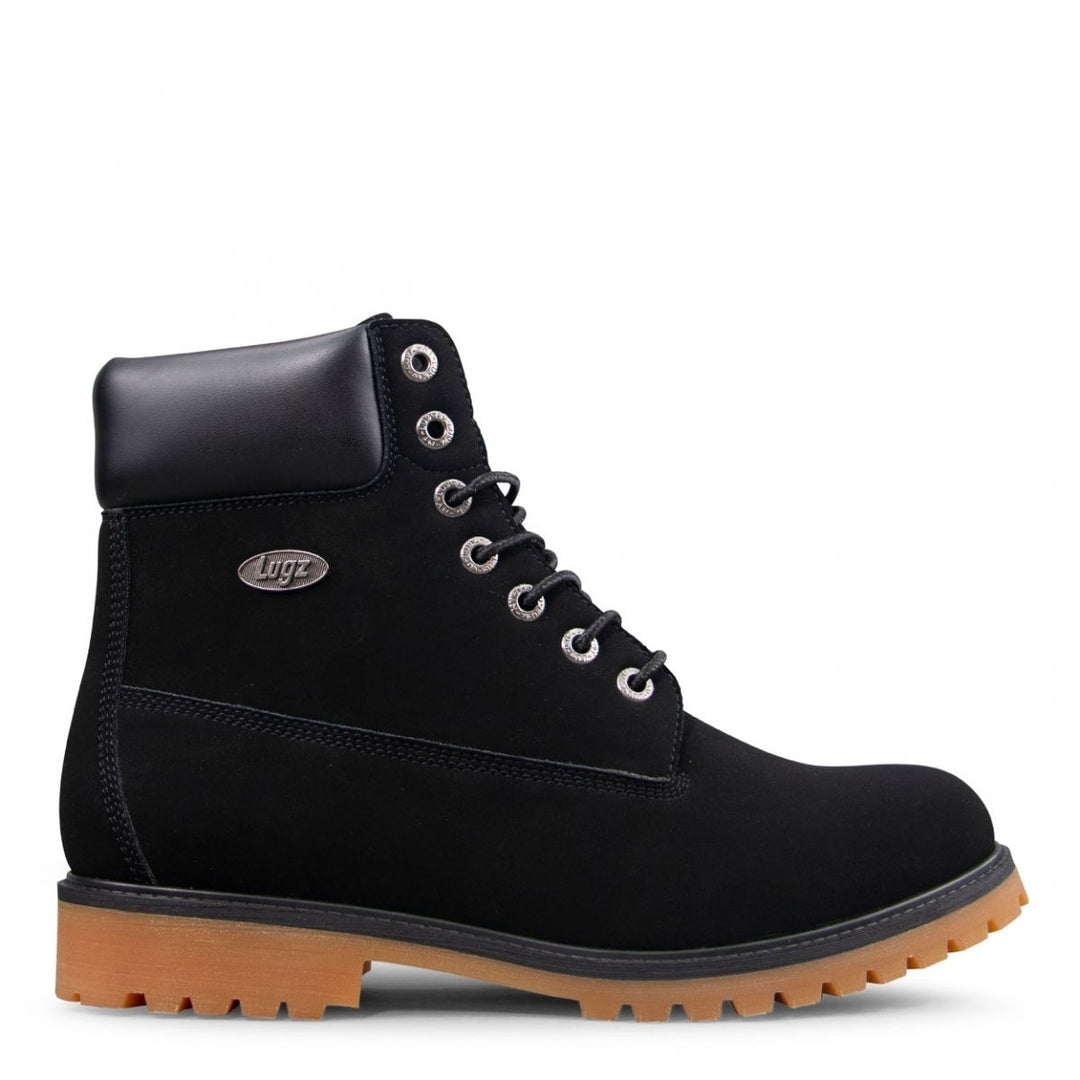 Lugz Mens 6" Convoy Boot Black/Gum - MCNVYD-002 BLACK/GUM Image 1