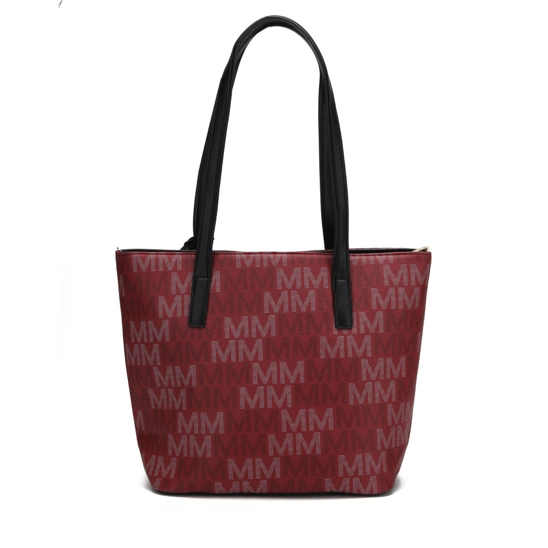 MKF Collection 3PC Aylet M Tote with Mini Handbag and Wristlet Pouch by Mia K. Image 10