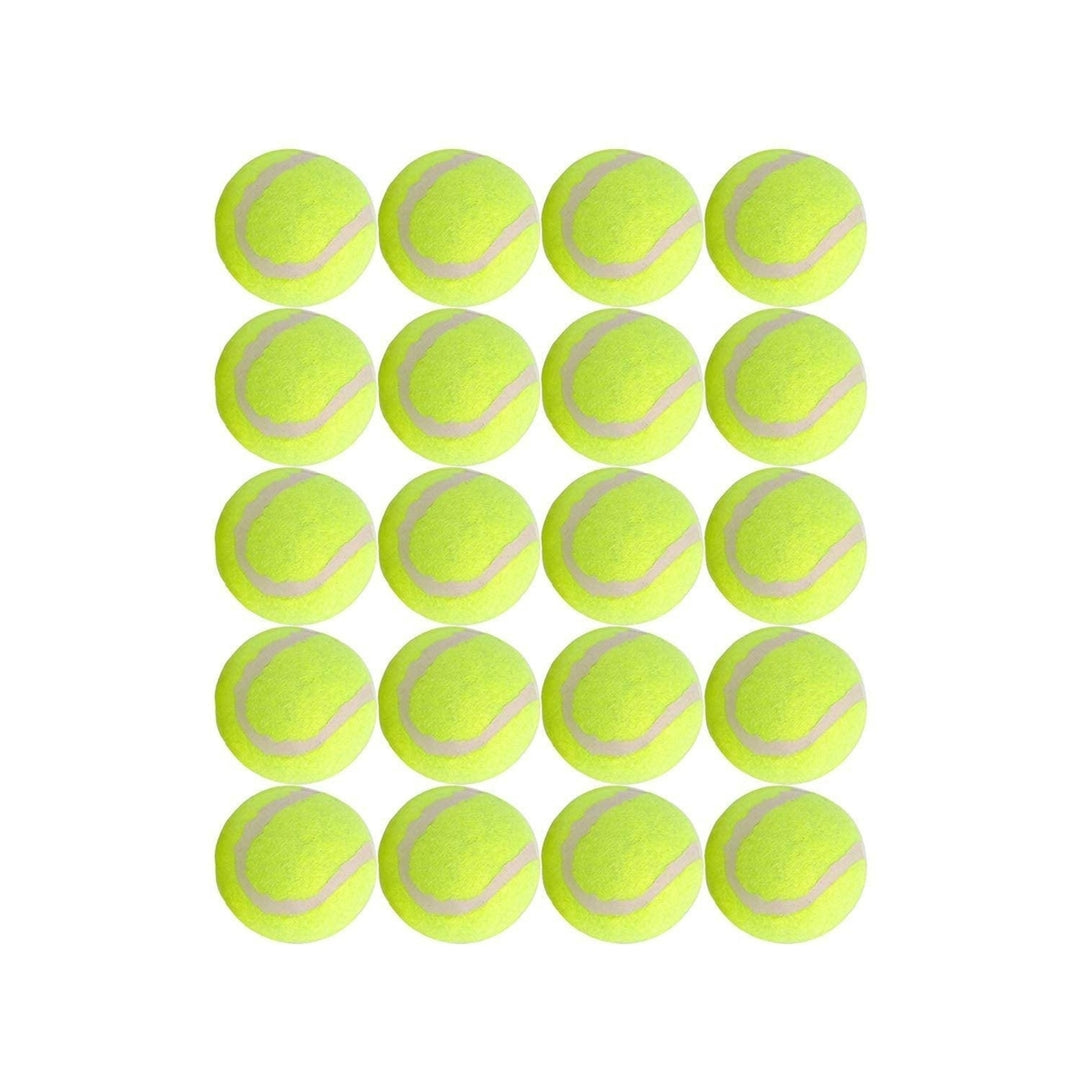 Dog Tennis Balls 20 Pack Pet Tennis Ball for Small Dogs Premium Fetch Toy Non-Toxic Non-Abrasive Material Image 1