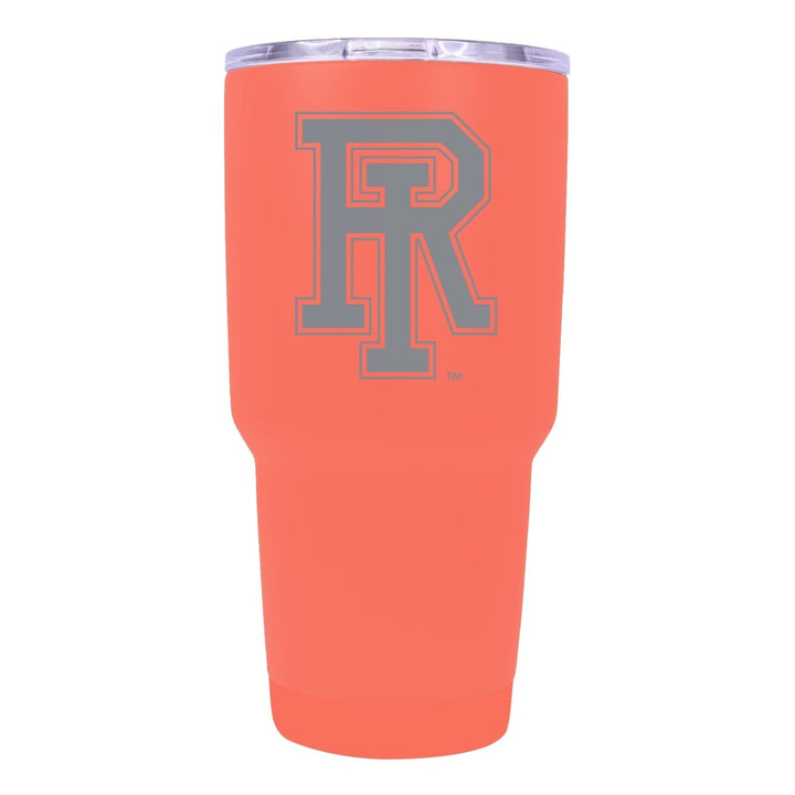 Rhode Island University 24 oz Laser Engraved Stainless Steel Insulated Tumbler - Choose Your Color. Image 1