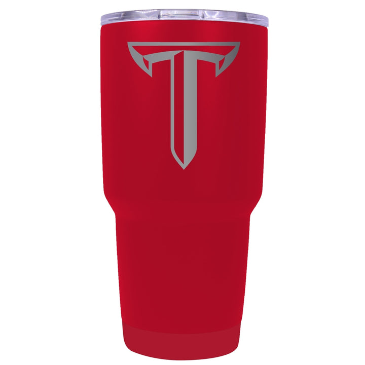 Troy University Premium Laser Engraved Tumbler - 24oz Stainless Steel Insulated Mug Choose Your Color. Image 3