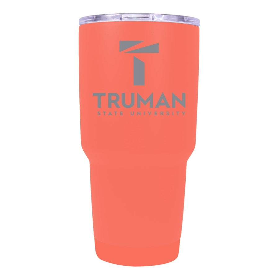 Truman State University Premium Laser Engraved Tumbler - 24oz Stainless Steel Insulated Mug Choose Your Color. Image 1