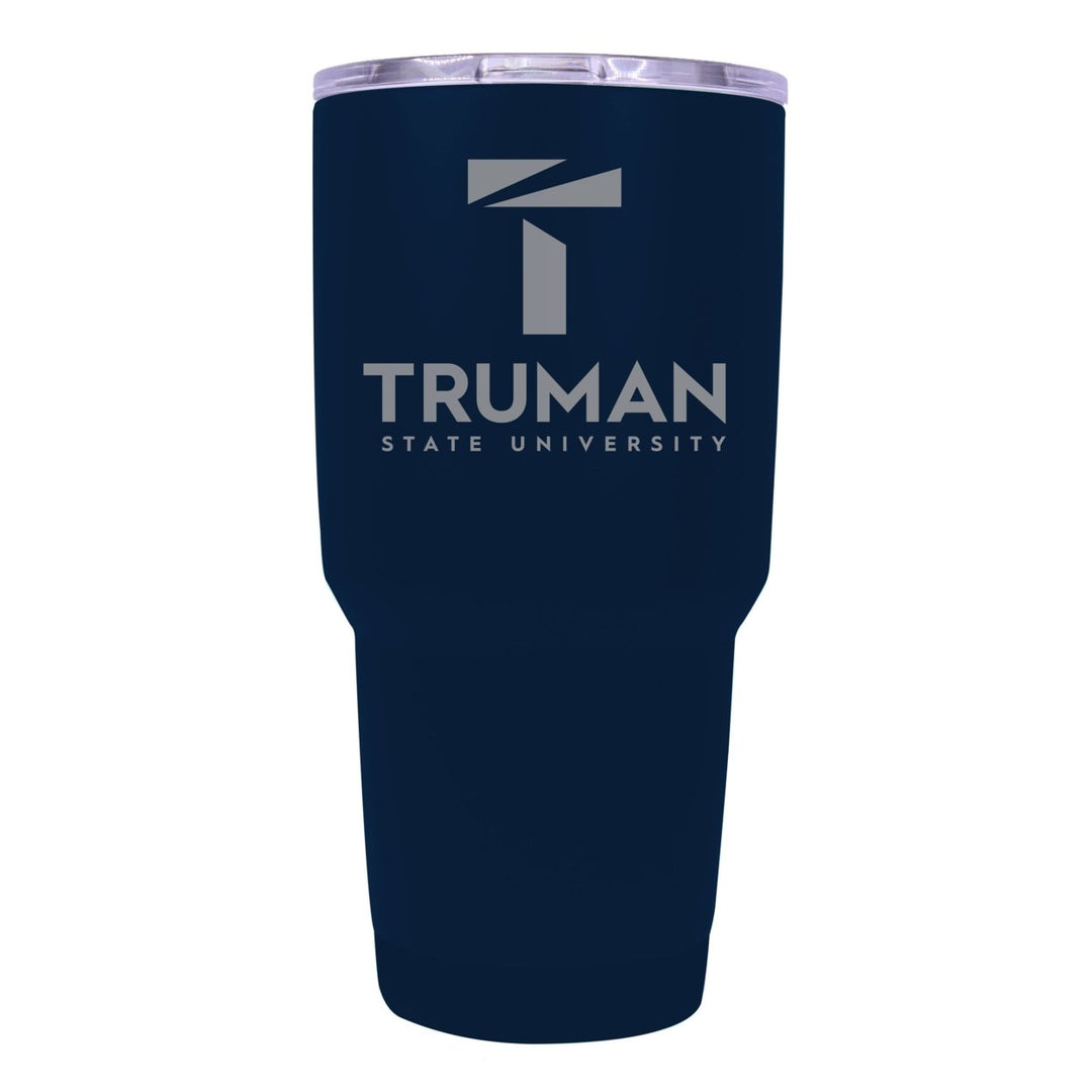 Truman State University Premium Laser Engraved Tumbler - 24oz Stainless Steel Insulated Mug Choose Your Color. Image 1