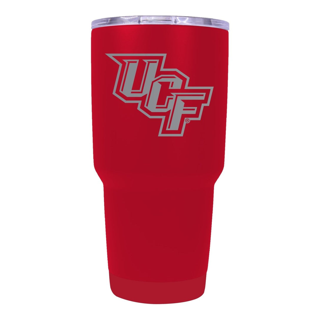 University of Central Florida Knights 24 oz Laser Engraved Stainless Steel Insulated Tumbler - Choose Your Color. Image 1