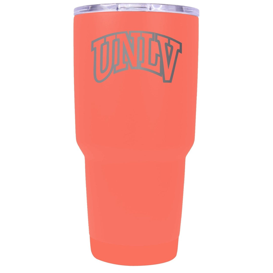 UNLV Rebels Premium Laser Engraved Tumbler - 24oz Stainless Steel Insulated Mug Choose Your Color. Image 1