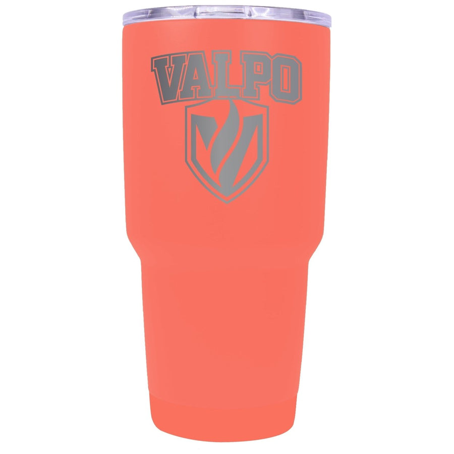 Valparaiso University Premium Laser Engraved Tumbler - 24oz Stainless Steel Insulated Mug Choose Your Color. Image 1