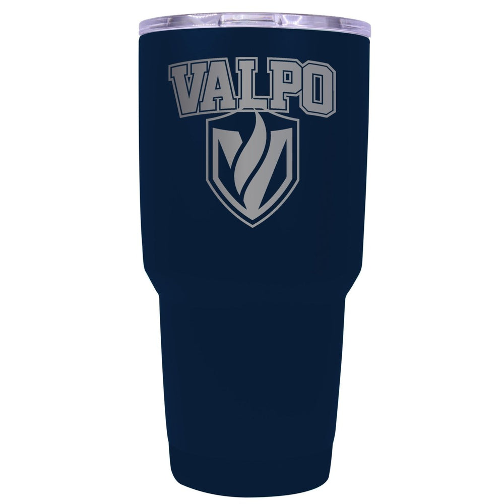 Valparaiso University Premium Laser Engraved Tumbler - 24oz Stainless Steel Insulated Mug Choose Your Color. Image 2