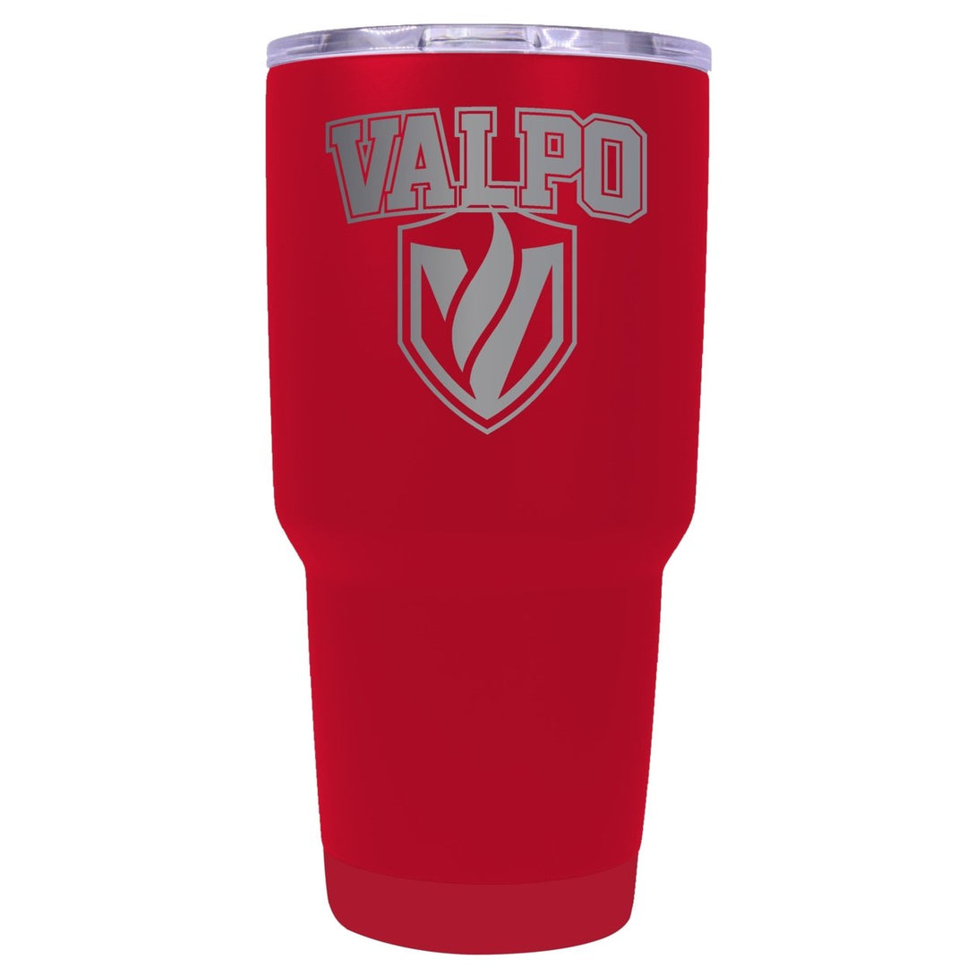 Valparaiso University Premium Laser Engraved Tumbler - 24oz Stainless Steel Insulated Mug Choose Your Color. Image 3