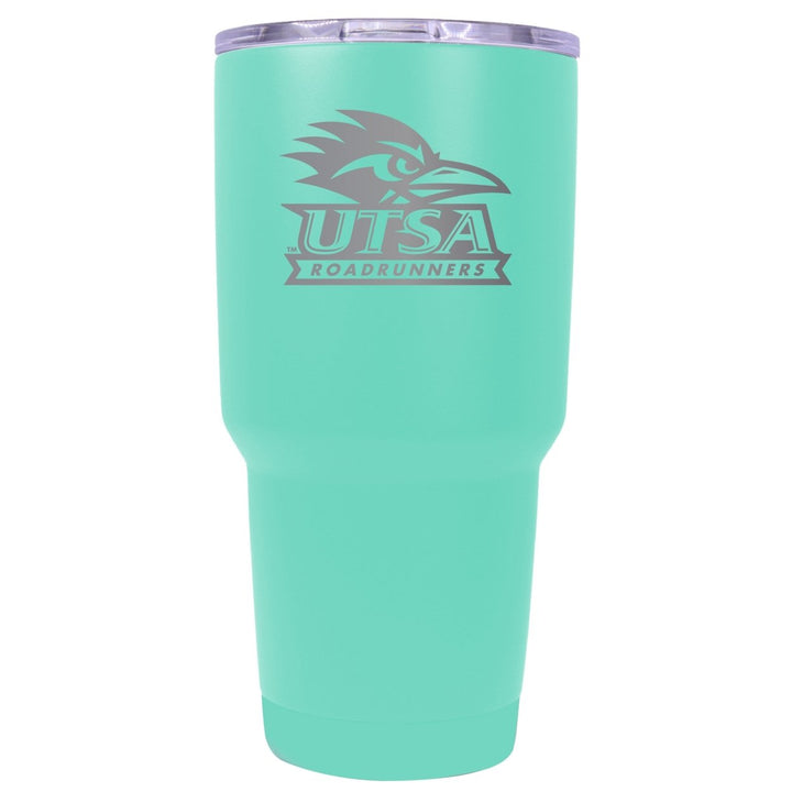 UTSA Road Runners Premium Laser Engraved Tumbler - 24oz Stainless Steel Insulated Mug Choose Your Color. Image 2