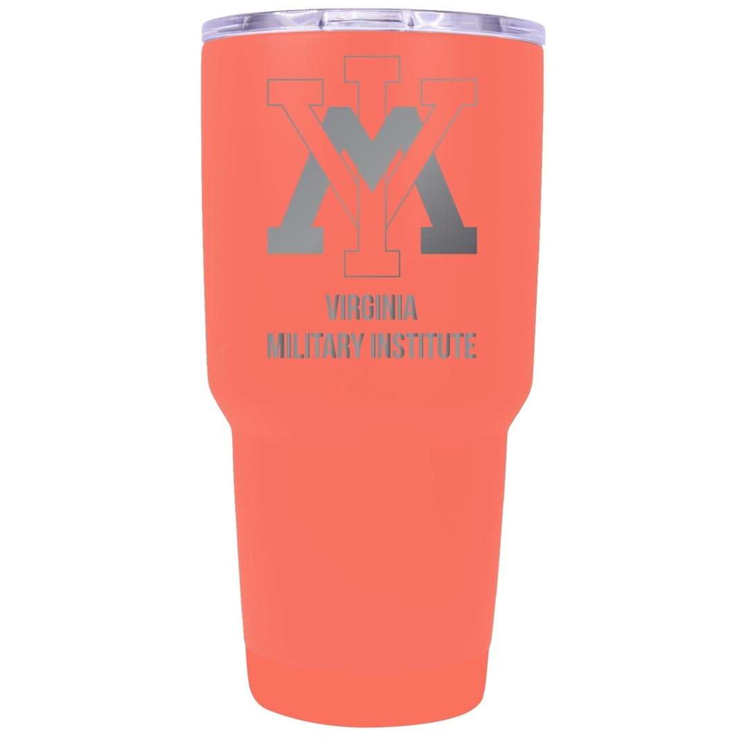 VMI Keydets Premium Laser Engraved Tumbler - 24oz Stainless Steel Insulated Mug Choose Your Color. Image 1