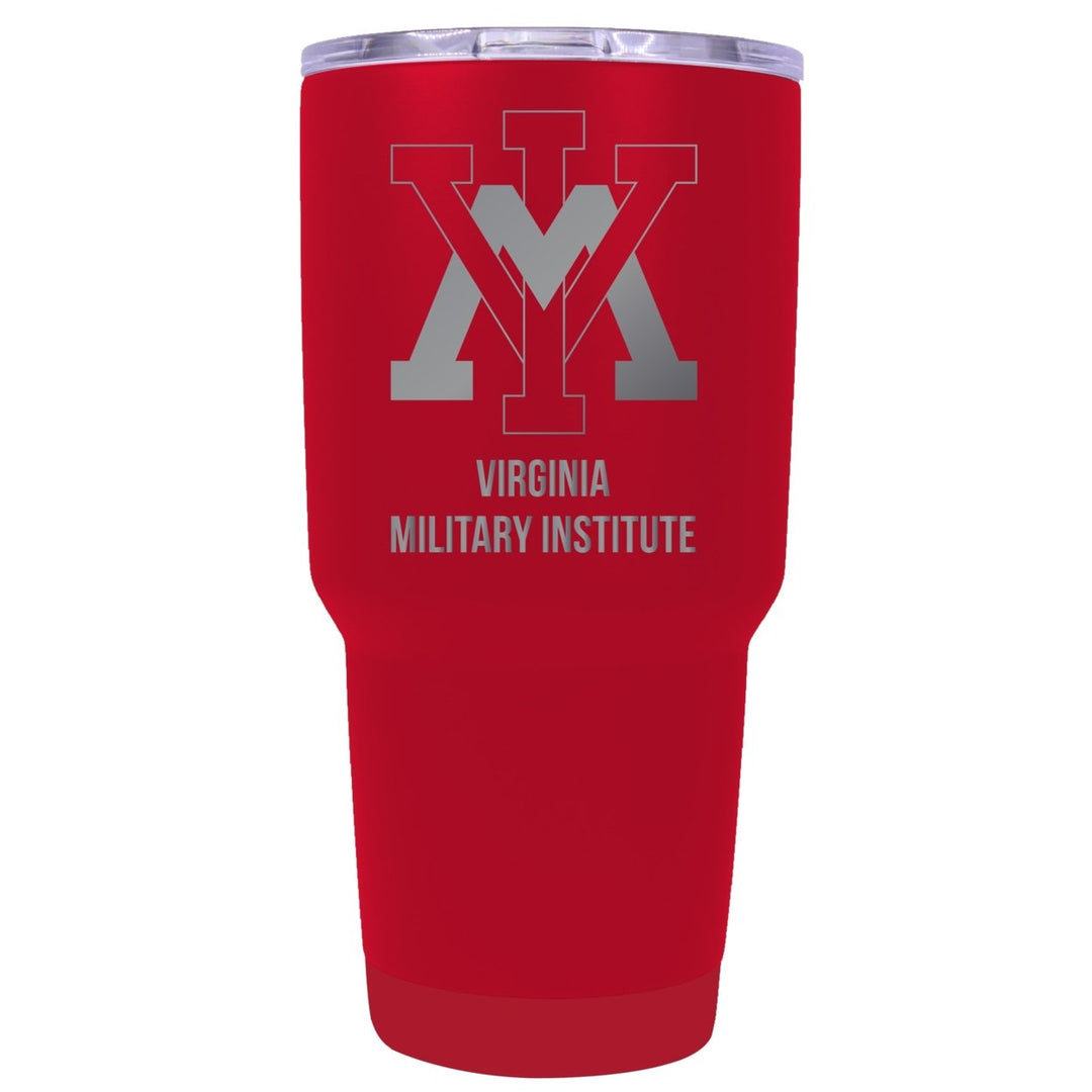 VMI Keydets Premium Laser Engraved Tumbler - 24oz Stainless Steel Insulated Mug Choose Your Color. Image 3