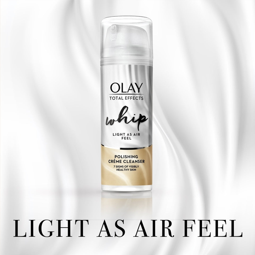 (2 Pack) Olay Total Effects Face WashWhip Polishing Crme Cleanser5 fl oz Image 4